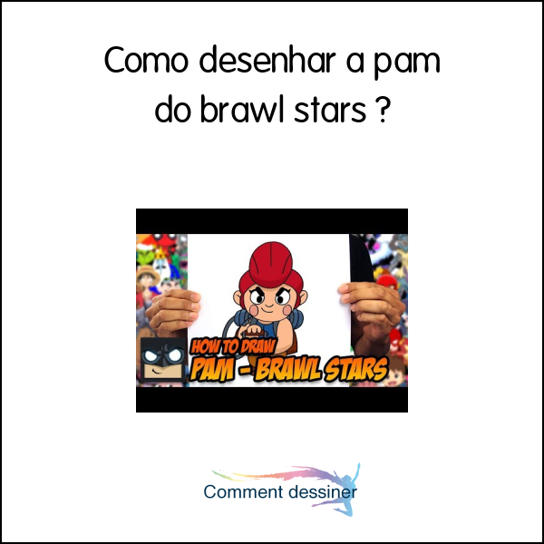 Como desenhar a pam do brawl stars